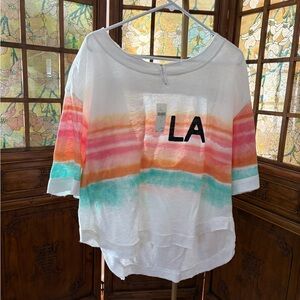 NWT Daily Practice from Anthropologie Women's Open Back Flowy Top Sz S